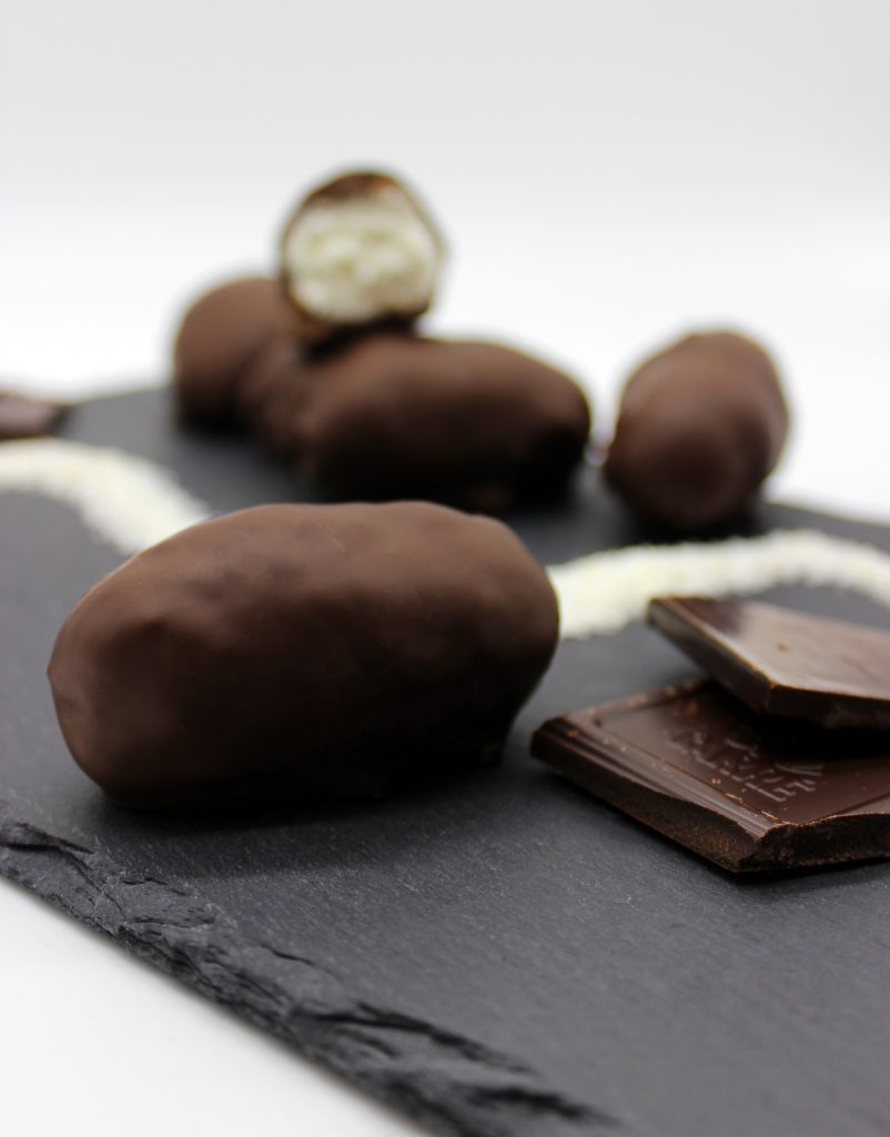 Vegāniskie Bounty šokolādes batoniņi