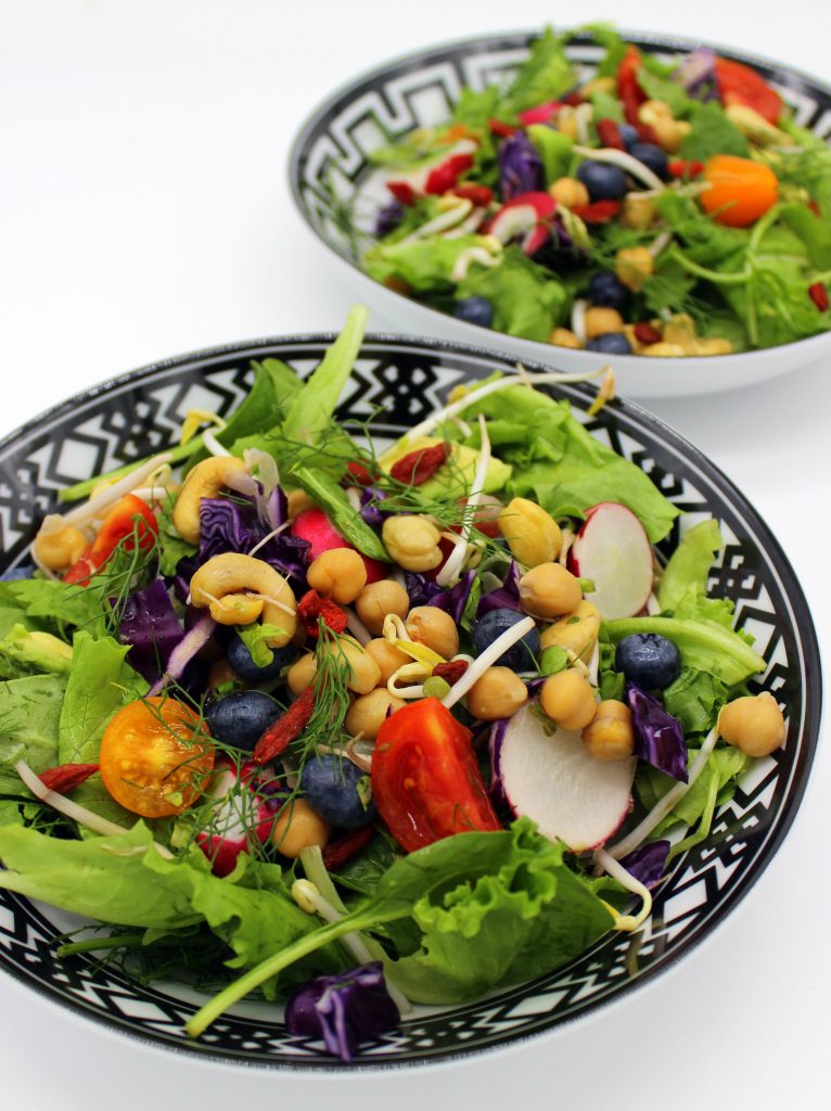 Simple vegan vitamin salad - Bunny Mommy Cooks